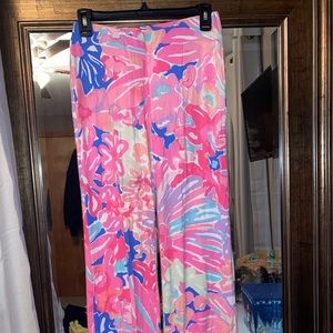 Lilly Pulitzer cotton flare pants